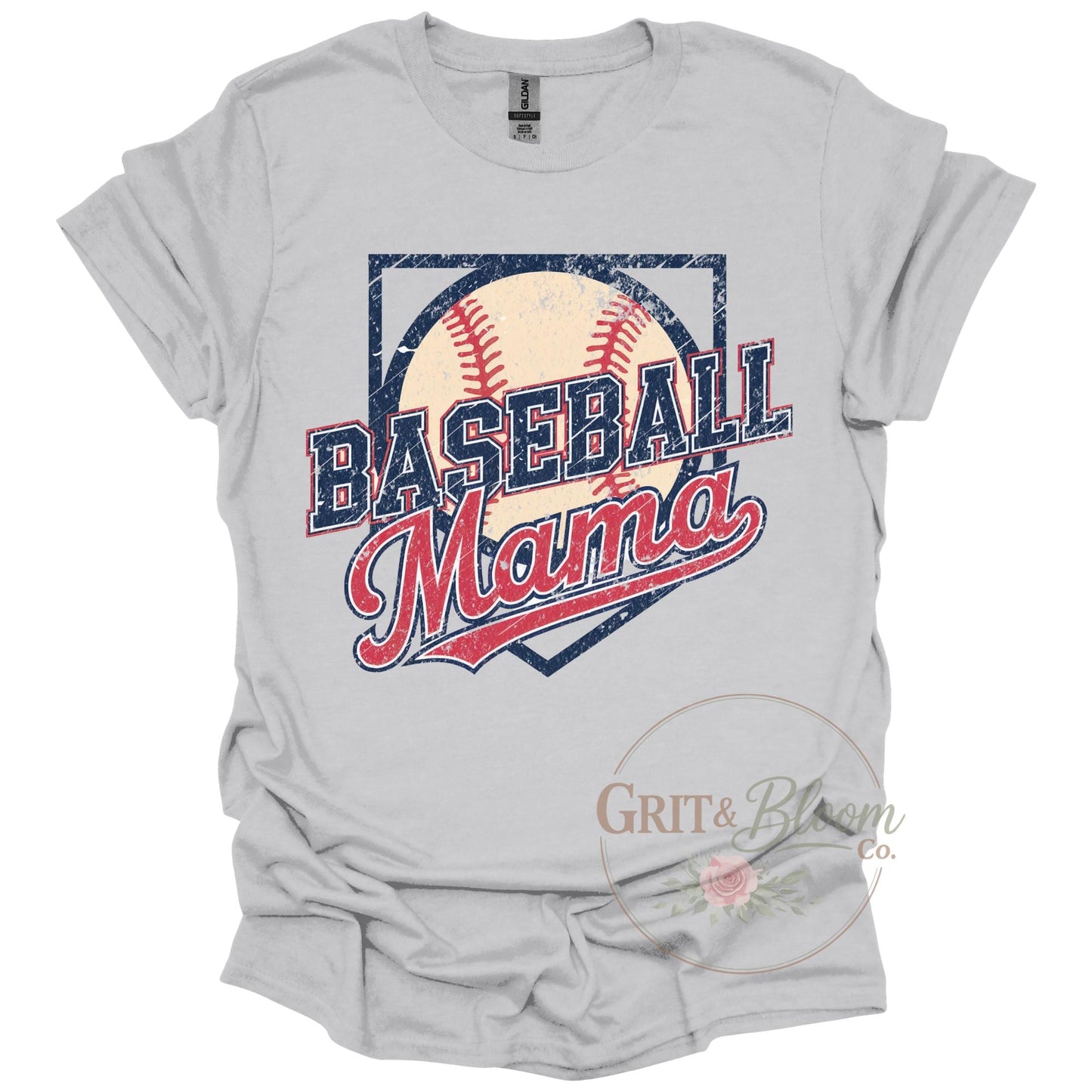 Baseball Mama Graphic Tee | Sports Mom Game Day Shirt