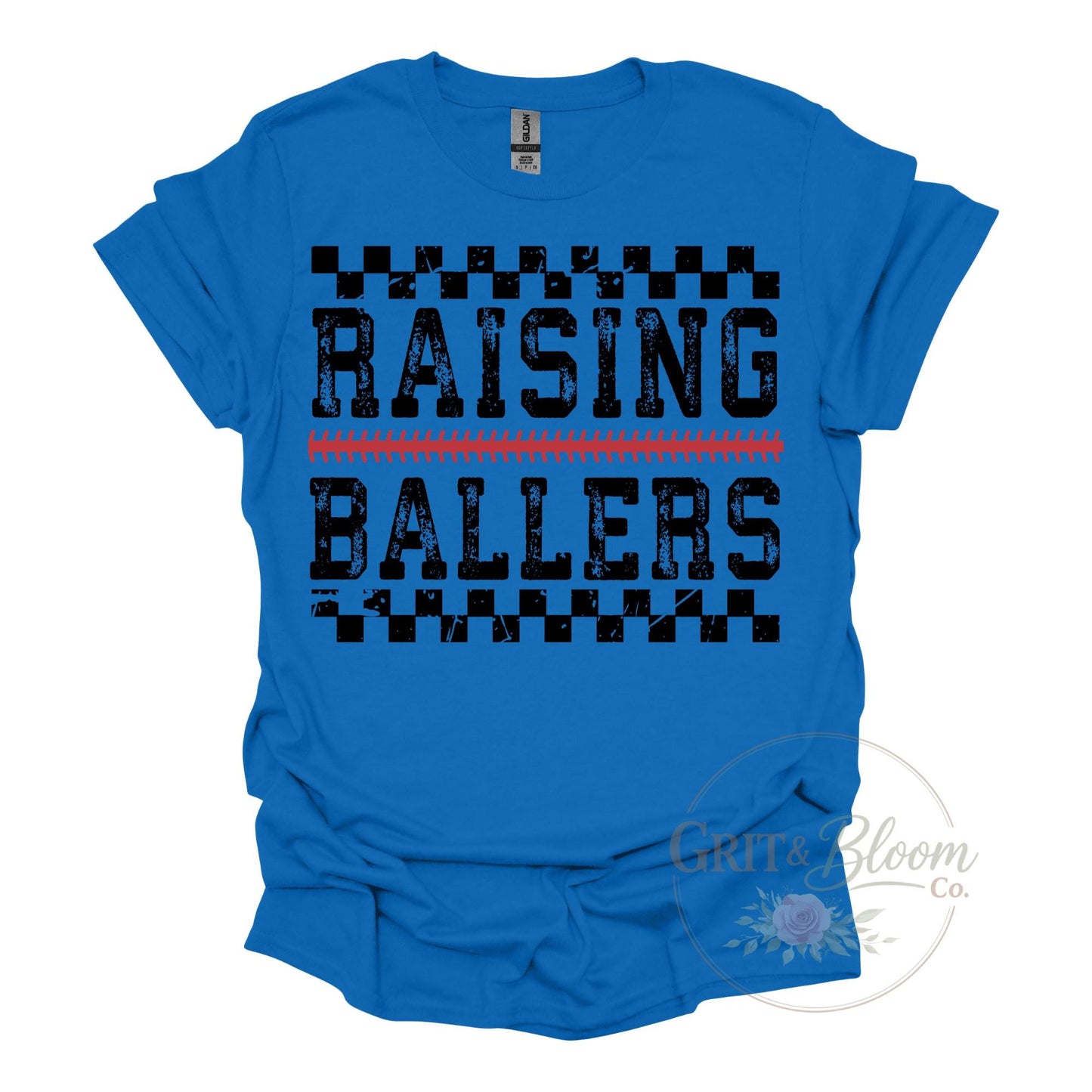 Raising Ballers Baseball Mom Shirt | Game Day Sports Tee
