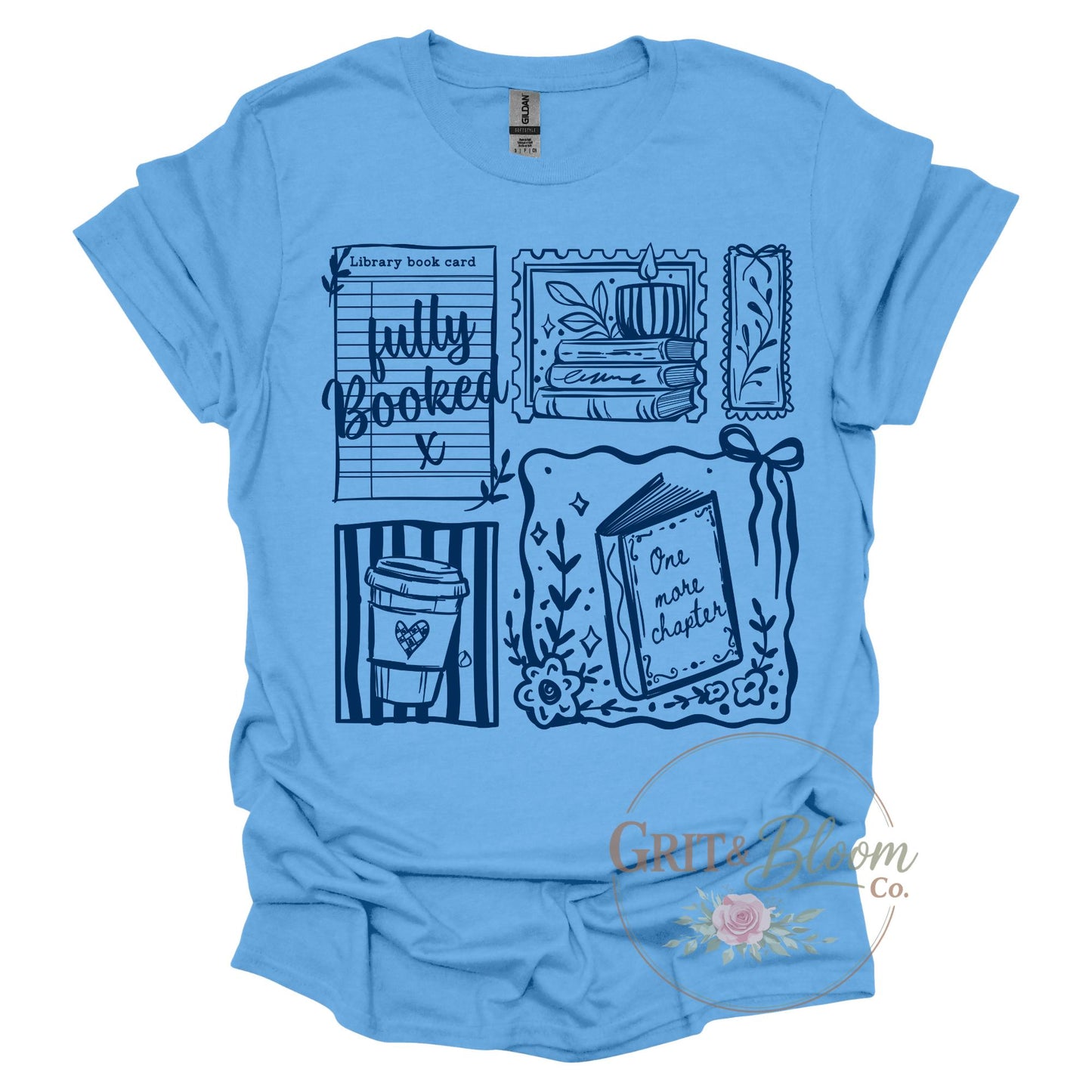 Fully Booked Shirt | Book Lover Graphic Tee | Reader, Librarian Apparel