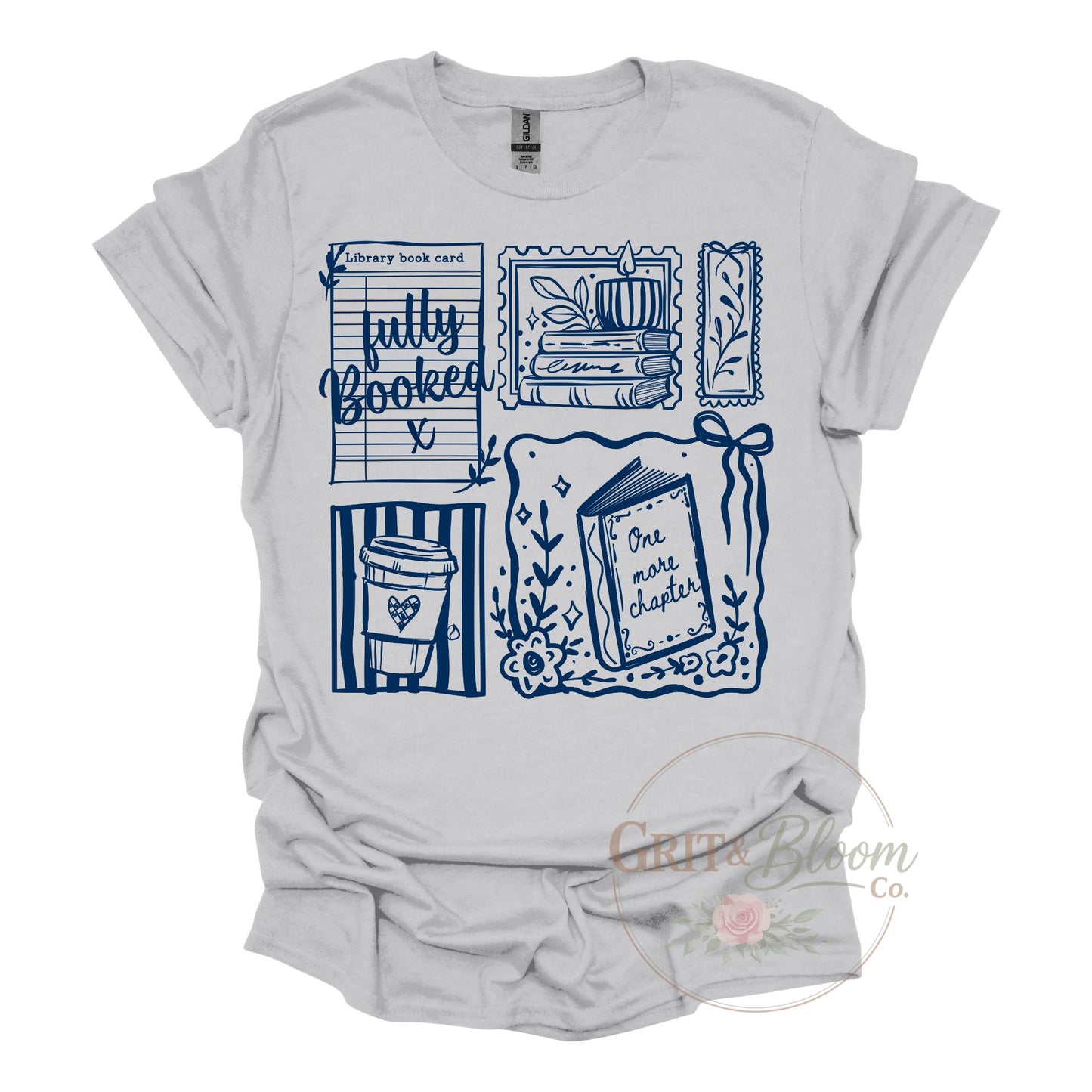 Fully Booked Shirt | Book Lover Graphic Tee | Reader, Librarian Apparel