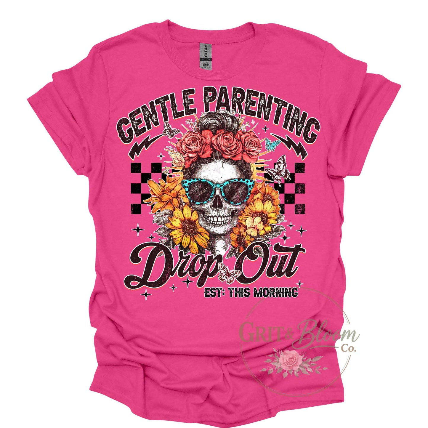 Gentle Parenting Dropout Shirt | Funny Mom Life, Chaos Mom Tee, Humor Gift
