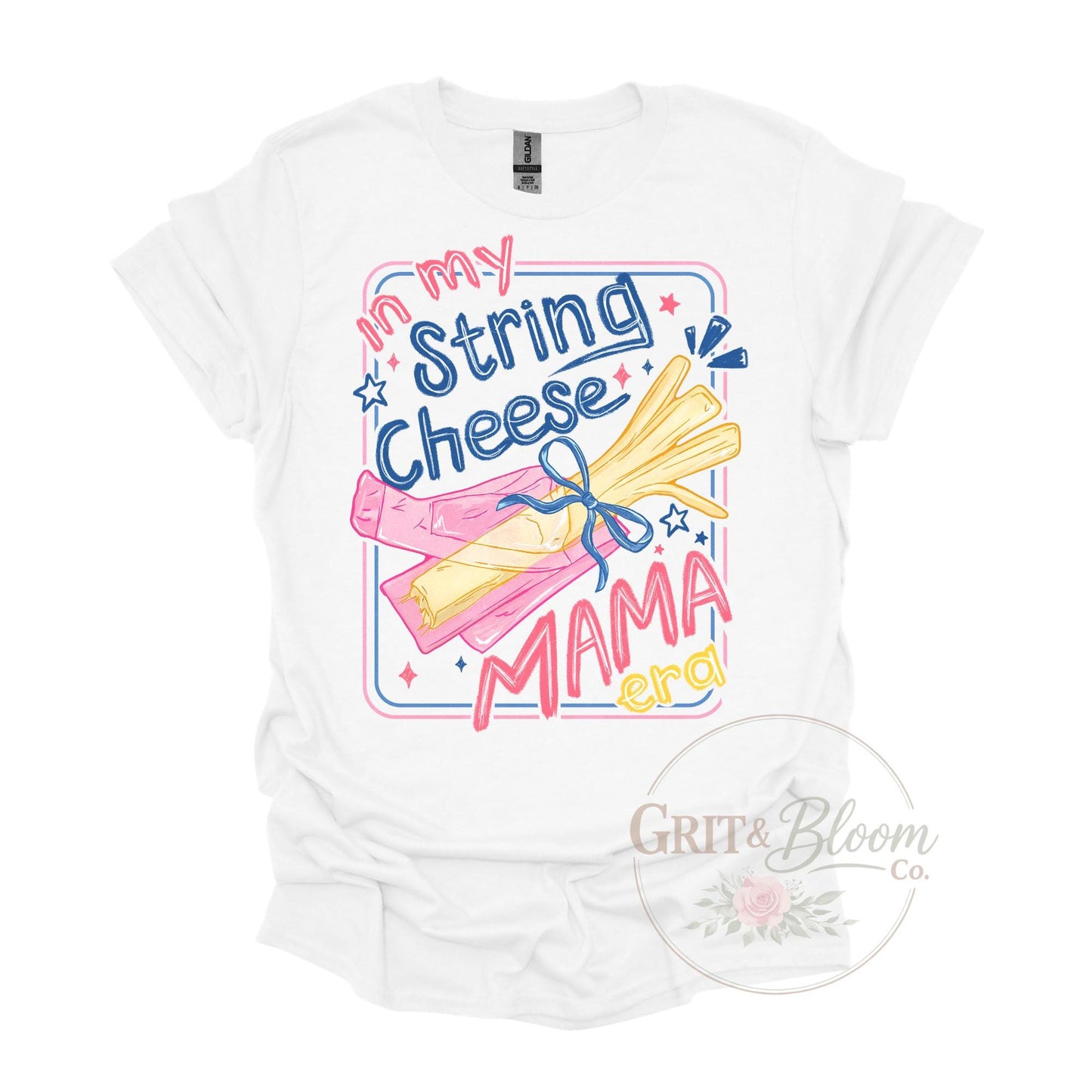 String Cheese Mama Era Shirt | Funny Mom Life Toddler Mom Tee