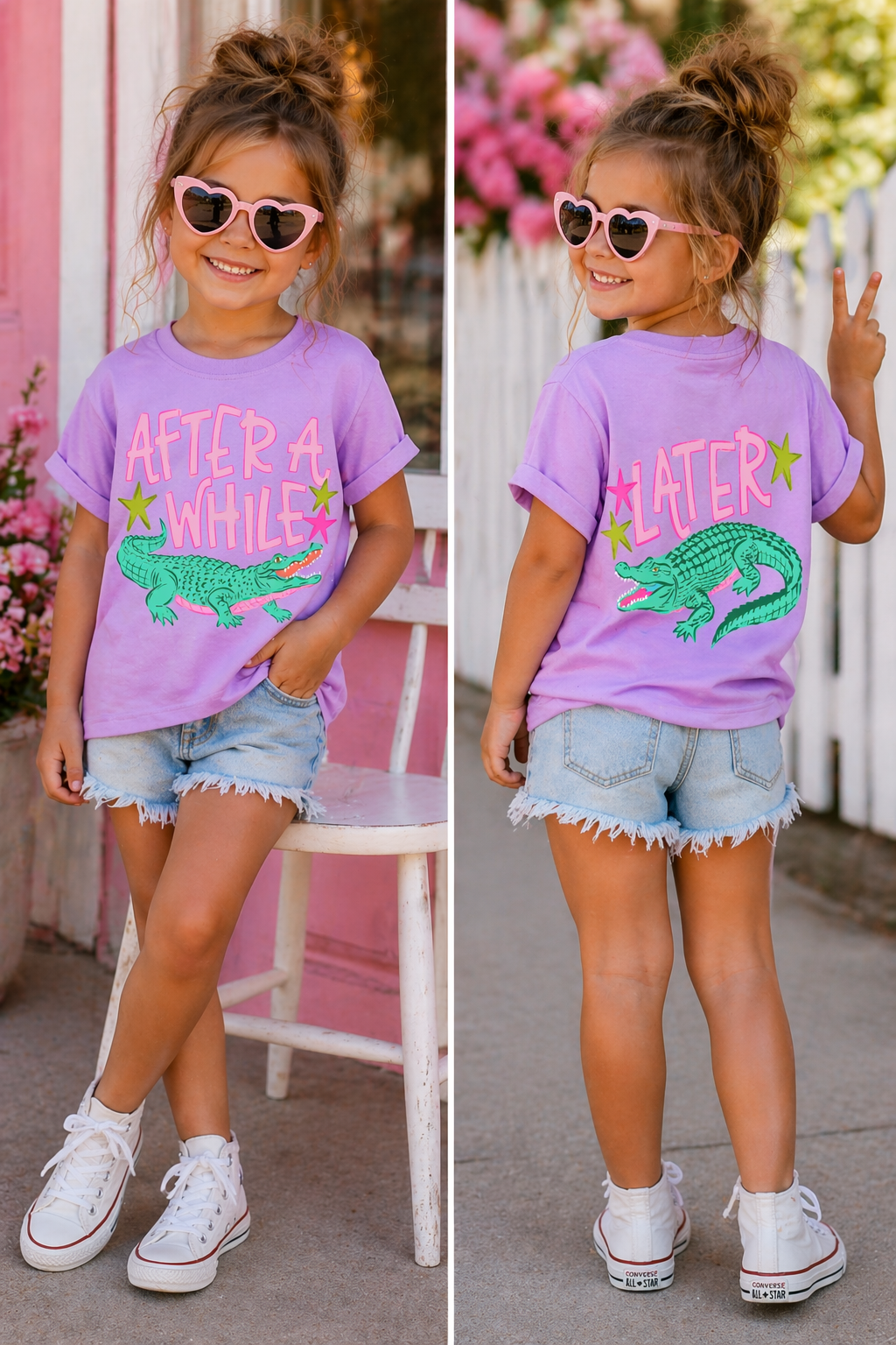 Later Gator / After A While Crocodile Kids Tees