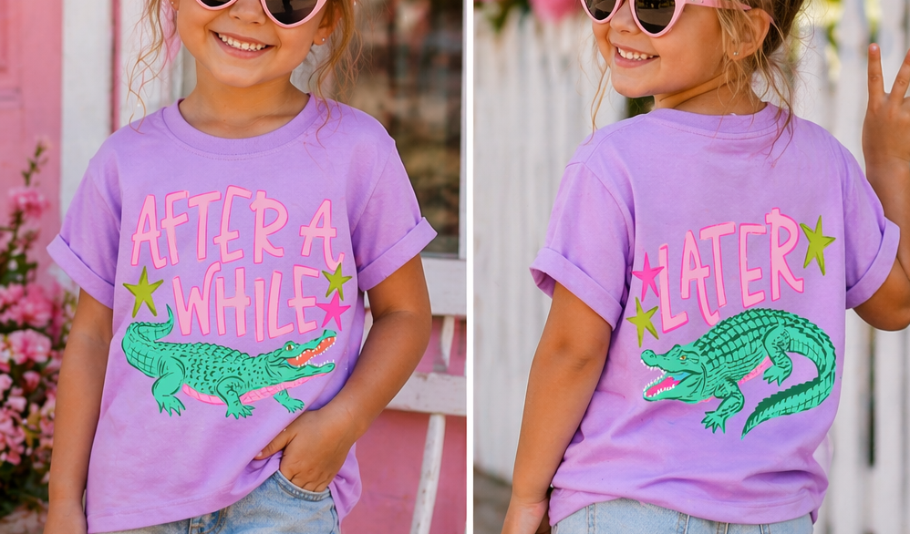 Later Gator / After A While Crocodile Kids Tees