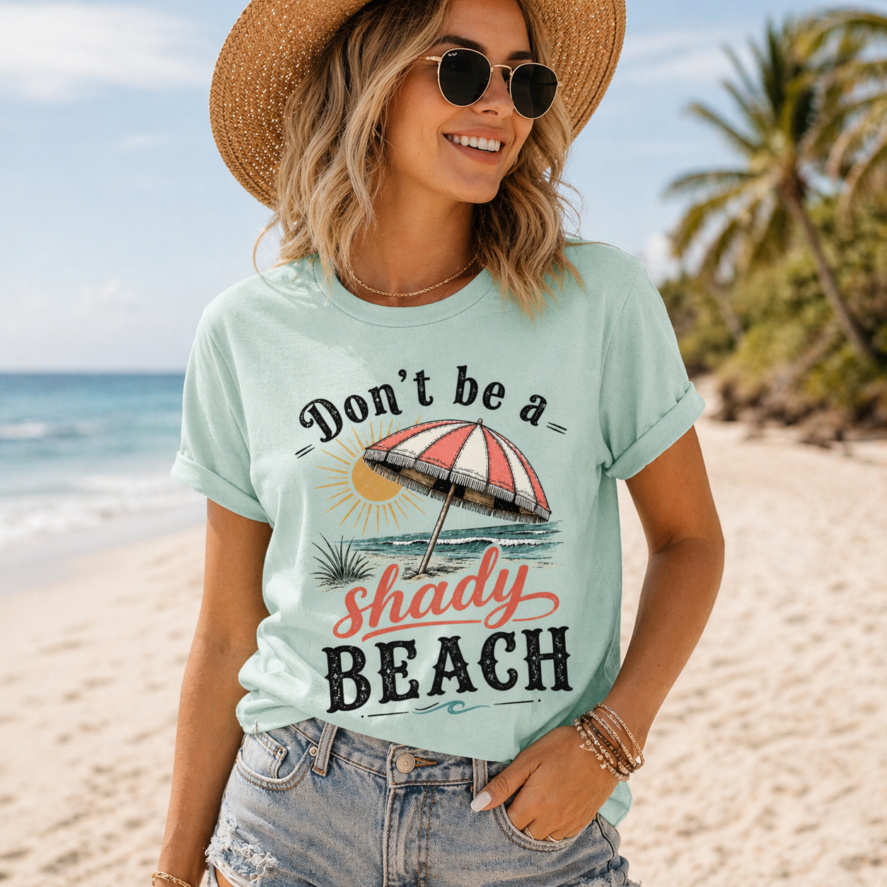 Don’t Be a Shady Beach Tee – Island Reef