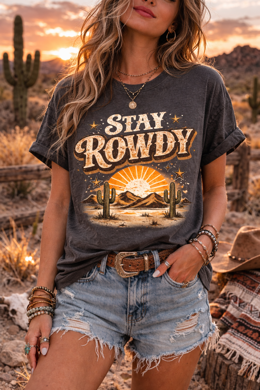 Stay Rowdy Tee