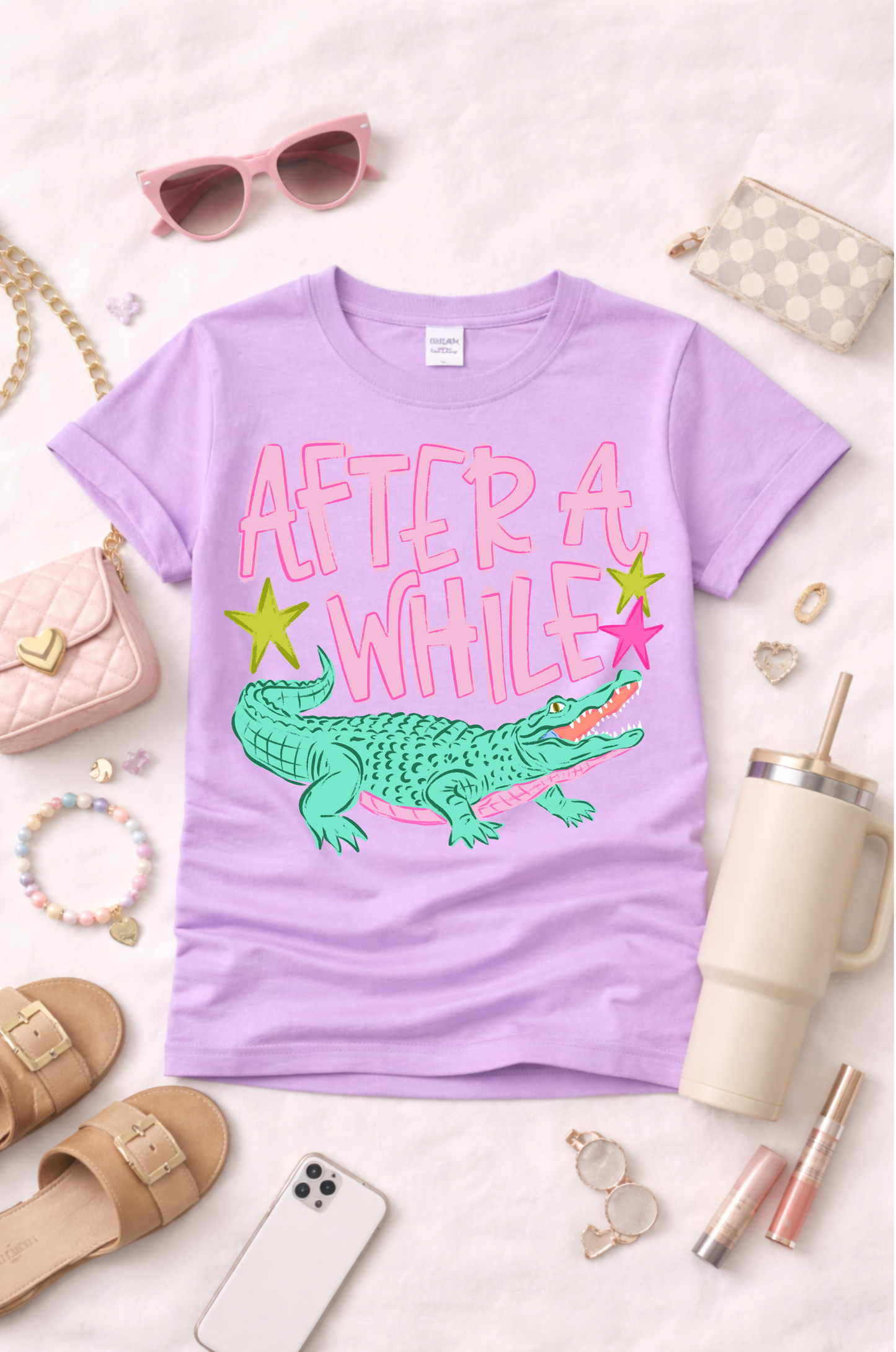 After A While Crocodile Tee | Funny Summer Shirt