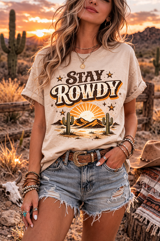 Stay Rowdy Tee